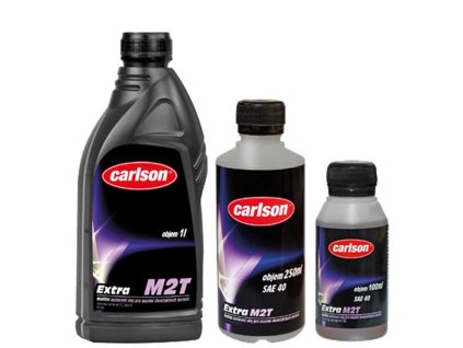 Minerální motorový olej pro dvoutaktní motory Carlson SAE 40 Extra M2T 500ml
