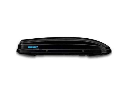 Střešní box Kamei Husky L - objem 330l / pravostranné otevírání / černý matný