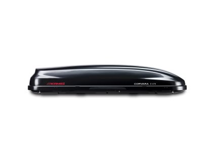 Střešní box Kamei Corvara S 475 - objem 475l / oboustranné otevírání / černý lesklý