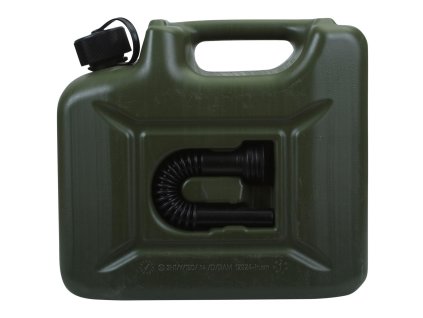 Kanystr na pohonné hmoty / benzín / naftu 10l - Army