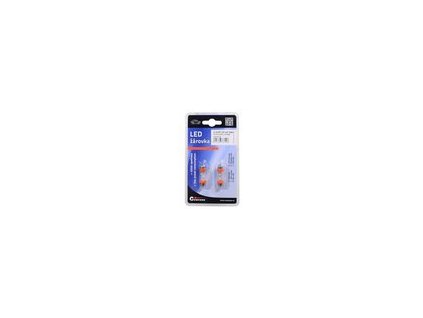 33722 ZAROVKA 4LED 12V SUF SV8 5 38MM CERVENA 2KS 2