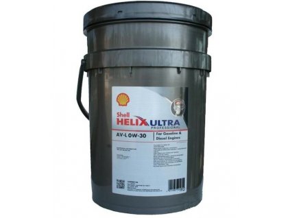 shell helix ultra av l 0w 30 professional 20l 1074032