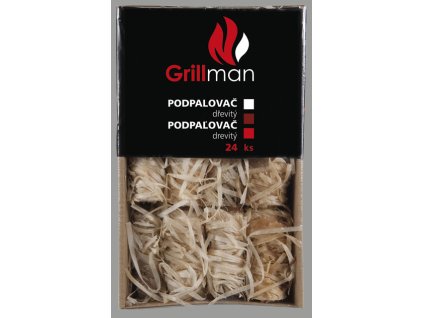 Grillman Dřevitý Podpalovač 24ks