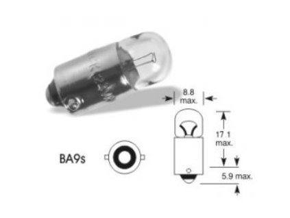 zarovka24V 4w BA9s
