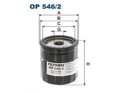 Filtron Filtr Olejový OP546/2
