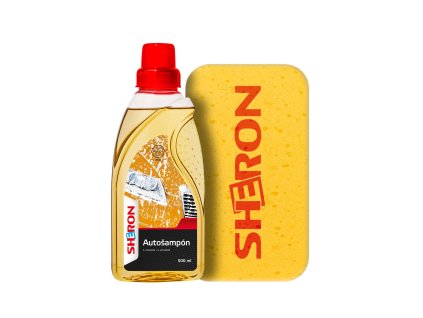 Sheron Autošampon S Voskem 500ml + Houba