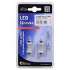 33725 ZAROVKA 4LED 12V SUF SV8 5 38MM BILA 2KS 2