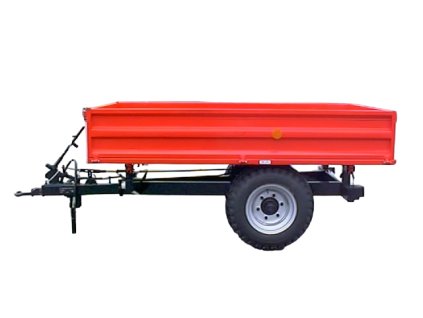 Vlek za traktor sklápěcí 150x250 cm 1,0 - 1,4 t s SPZ