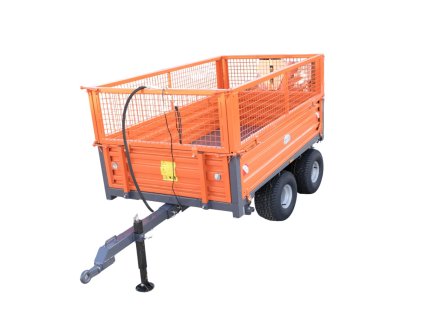 Vlek pro malotraktory třístraně sklápěcí 2500 kg s nadstavbami ok traktory 1