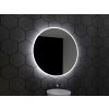 DELPHI kruhové LED zrcadlo s chytrými doplňky
