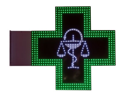 LED blikajúci kríž pixel