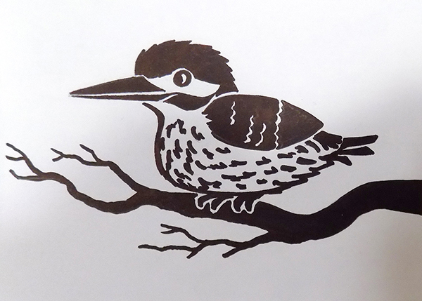 Zimní ptáče - jak okolní atmosféra dotváří nápad