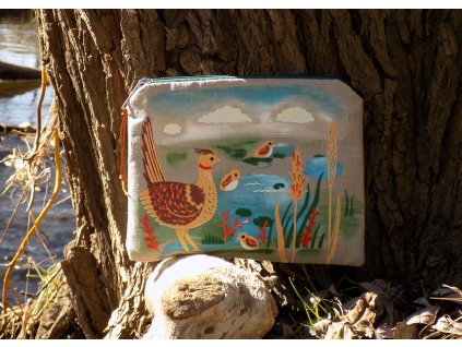 Pítka pro ptáčátka  Kapsička na zip