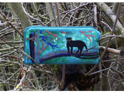 Černý panter  Pouzdro na mobil