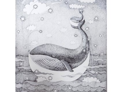 Velryba na Měsíci prosinec 2025 čtverec