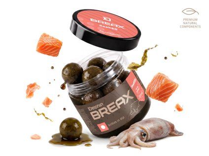 Boilie v dipe DELPHIN BreaX SeaKer, Squid & Losos