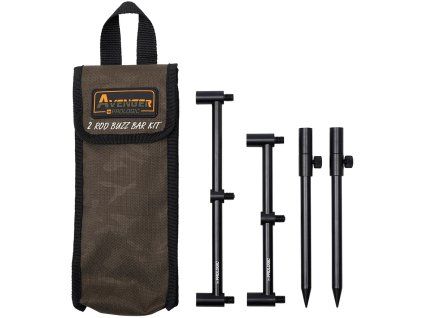 21714 stojan prologic avenger buzz bar kit carrycase 2 rod