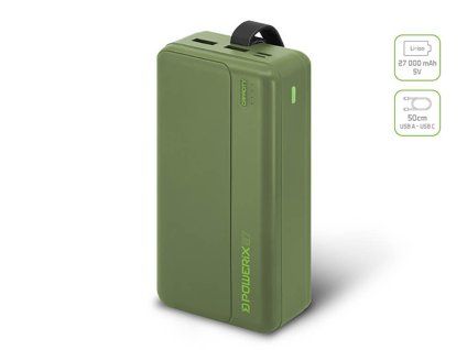 32741 powerbanka delphin powerix 27000mah