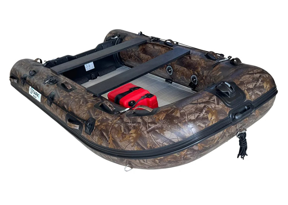 Čln STARKBOAT DTX 320 s kýlom, Camo