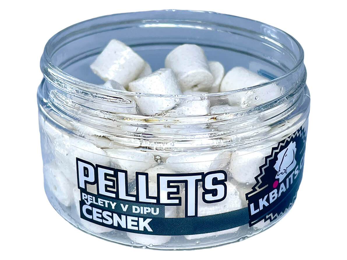Pelety LK BAITS v dipe, Cesnak