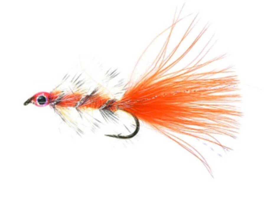 Muška UNIQUE Flies Swim Bugger Fluo Orange Daiichi