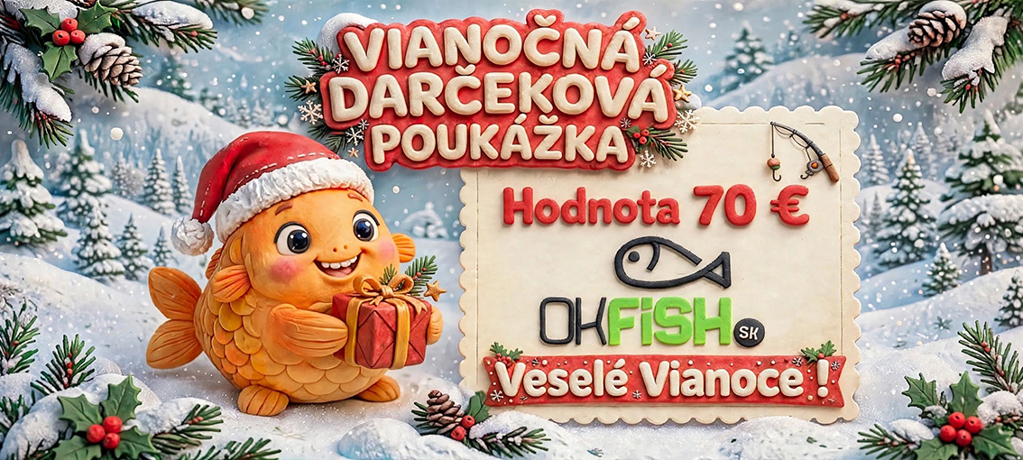 Slovenský RYBÁR Vianočná darčeková poukážka 70 €