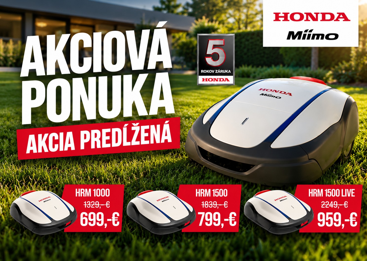Honda AKCIA pokračuje!
