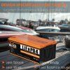 36V(38,4V)105Ah ABS plášť LiFePo4 Marine MOD