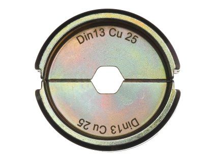 DIN krimpovacie čeľuste