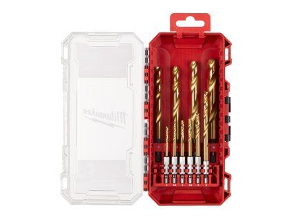 Vrtáky do kovu Shockwave HSS-G TiN Red Hex