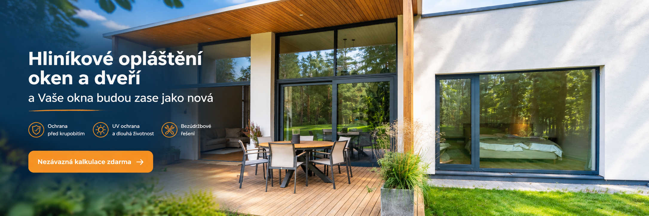 Hliníkové opláštění oken a dveří – renovace bez výměny oken