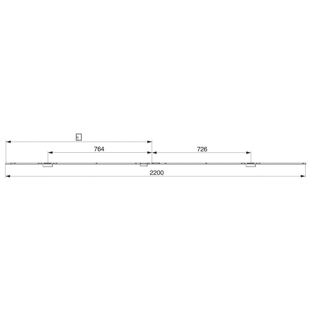 MBA214191_ramova_lista_v_celku_pro_el_otvirac_leva_24mm_osa_13mm_u_6_24_6