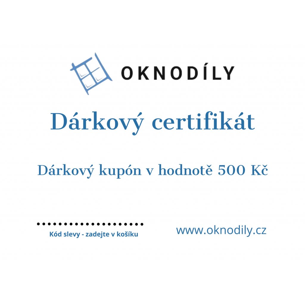 Darkovy certifikat 500