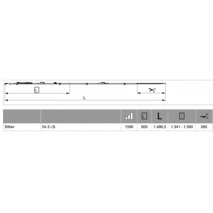 ŠTULPOVÁ PŘEVODOVKA MM 1590 FIXNÍ, FFH 1341-1590 GM600