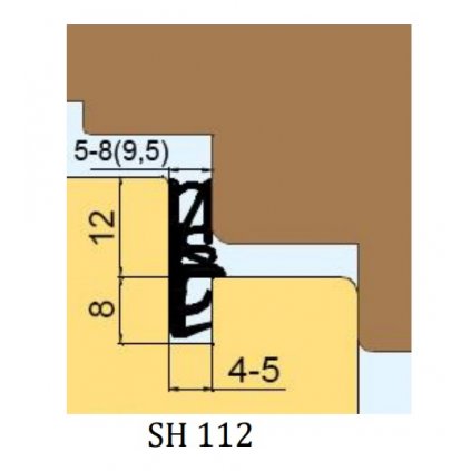 SH112BI tesneni do drevenych oken