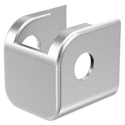 Krytka nosiča dolného pántu UNI-Jet M - stříbrná