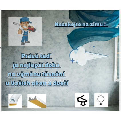 Těsnění oknoservis mobil