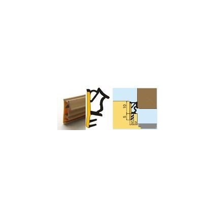 L 6010 Těsnící profil TPE, rustikalní hnědá, falc 10mm