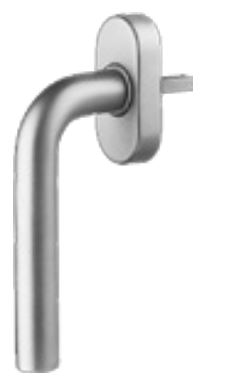 SCHUCO SCHÜCO Okenní klika INOX leštěná nerez-S214754
