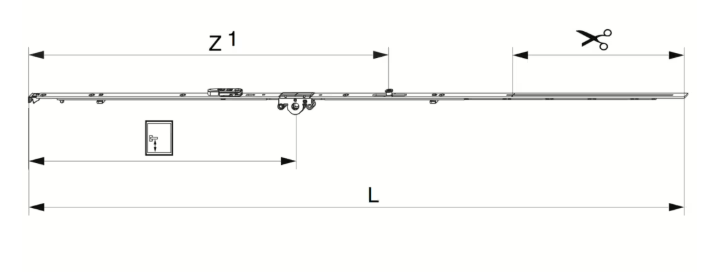 MACO PŘEVODOVKA MM 1340 DM15 FIX S VÝKLOPEM  1 VZ FFH 1.091-1.340 GM500 STŘÍBRNÁ
