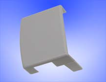 KASKO Krytka ISSO levá s výřezem pro žaluzii Isoline Barva: Tm.dub, rustik.dub, bahení dub