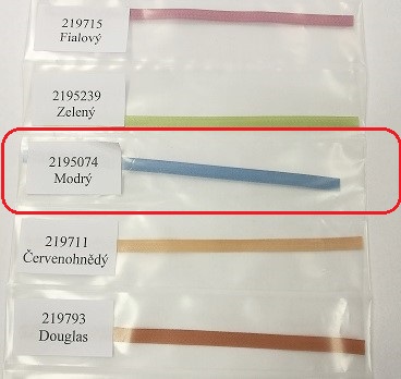 KASKO Textilní páska texband (5x0,14 mm) Barva pásky: Modrá