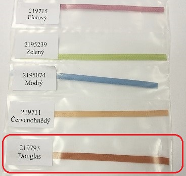 KASKO Textilní páska texband (5x0,14 mm) Barva pásky: Douglas+W 93+W 94