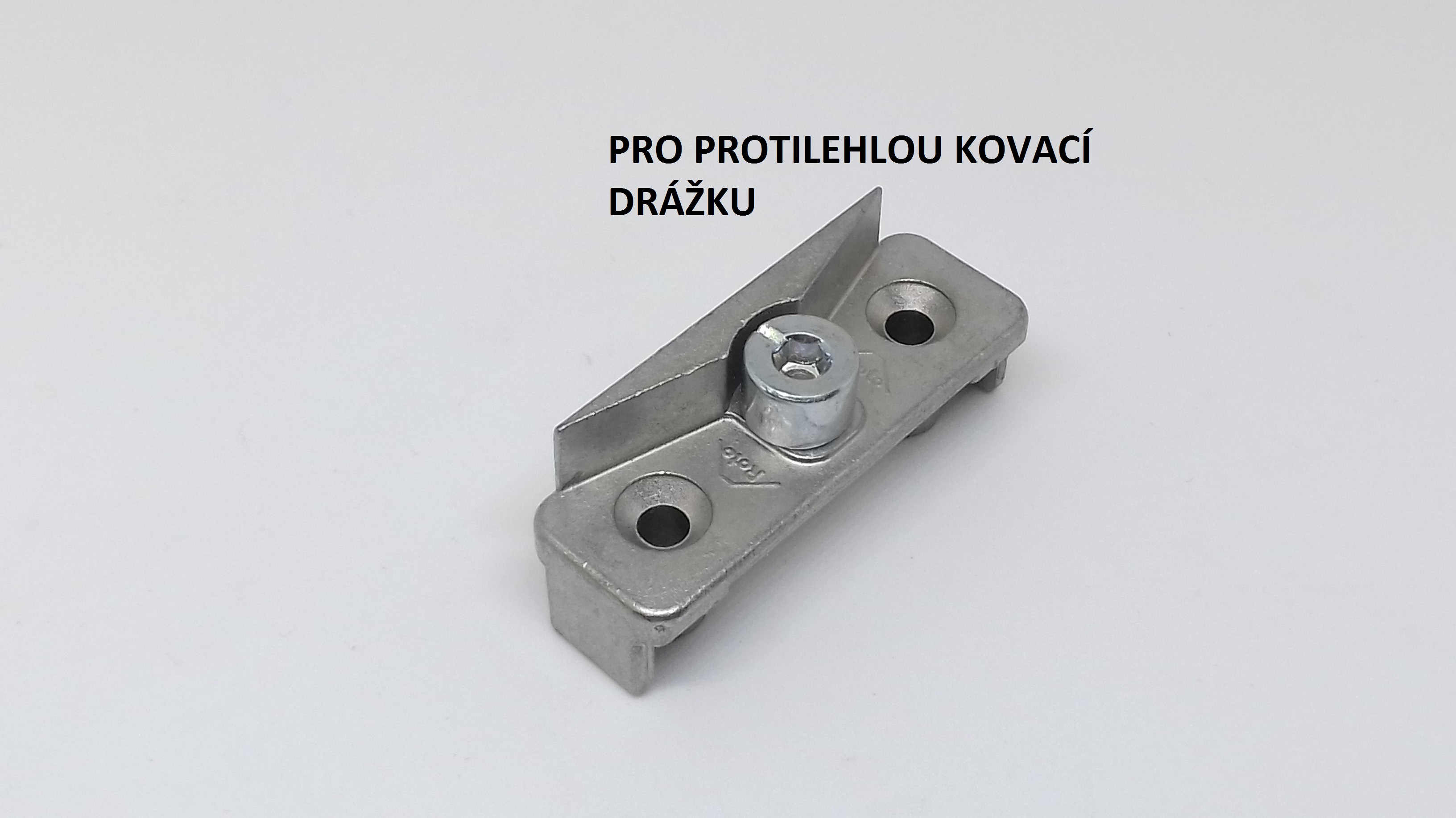 Levně ROTO NT - Úrovňová a ovládací zarážka - rámová část pro 2-křídlé prvky Výška v kovací drážce: Rámová část - pro protilehlou kovací drážku