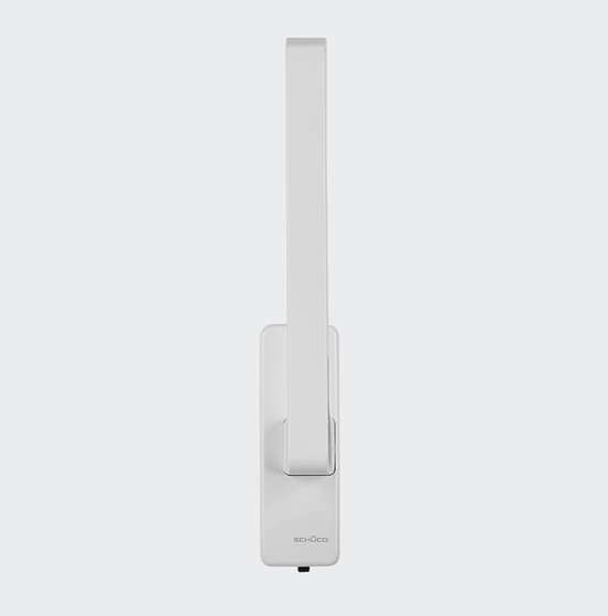 Klika pro posuvné dveře PVC - SCHÜCO Barva: Bílá, Směr odsunutí: Levý