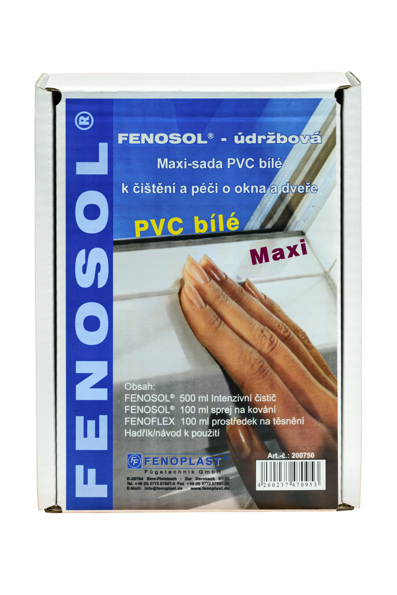 Levně Údržbová MAXI sada na bílé PVC