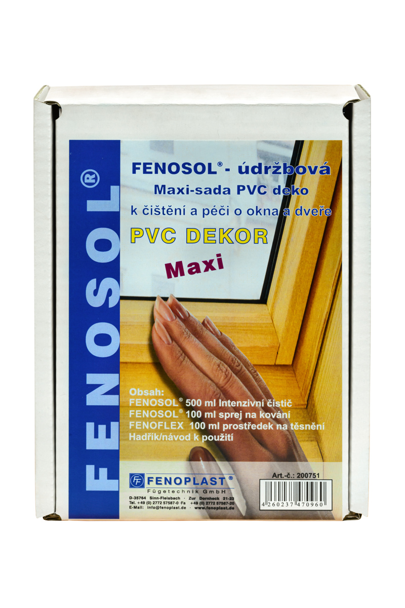 Levně Údržbová MAXI sada na dekor. PVC