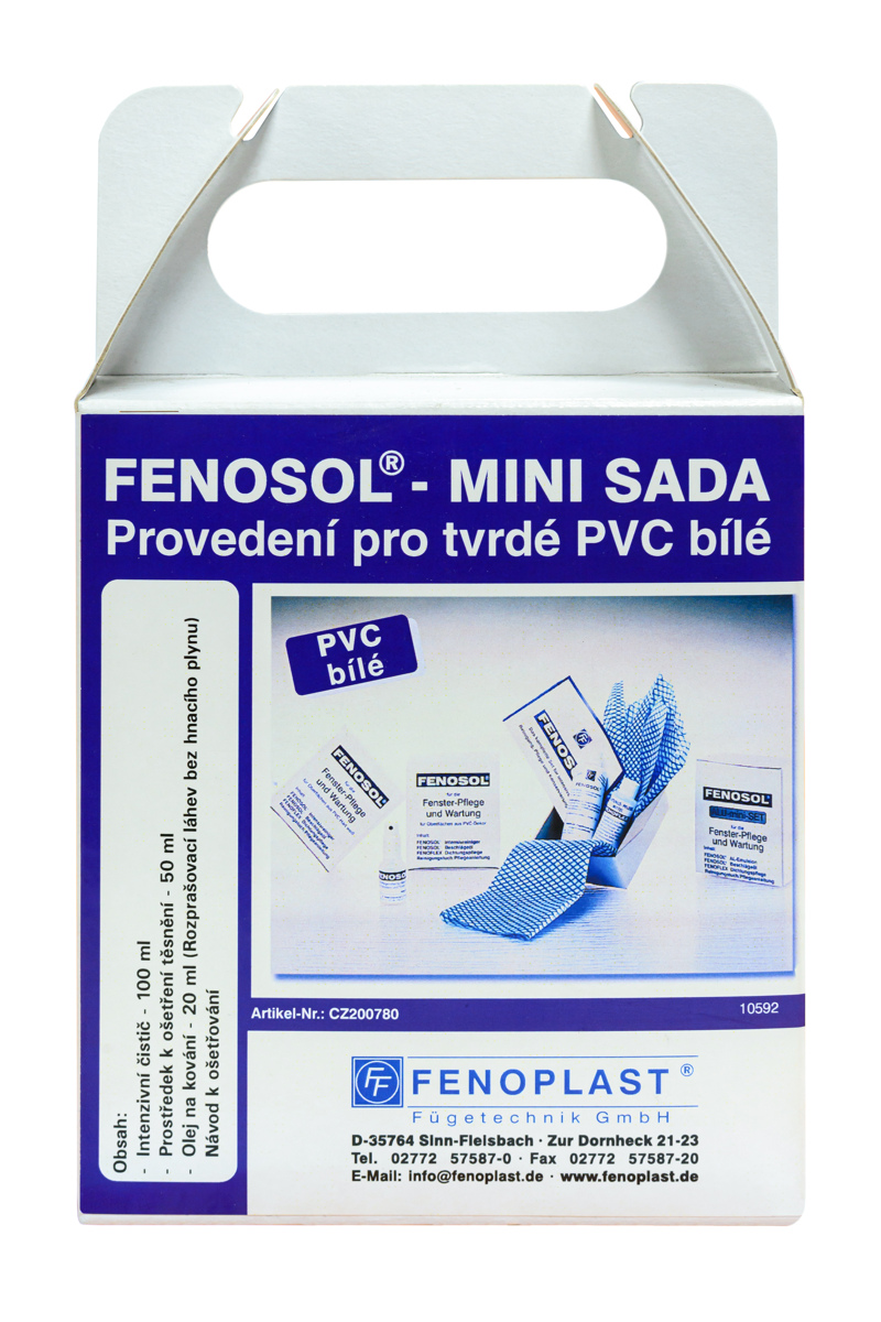 Údržbová MINI sada na bílé PVC