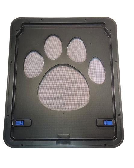 Průlez pro kočku - montáž do síťoviny