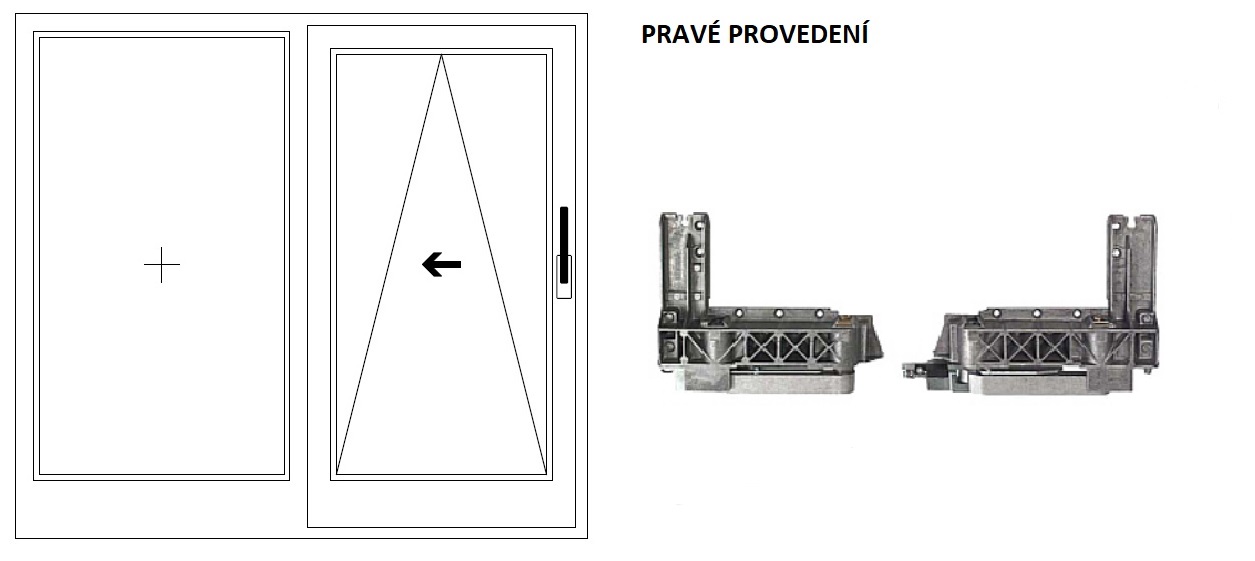 Levně G-U vozíky pro posuvné dveře 966/150 Provedení: Pravé